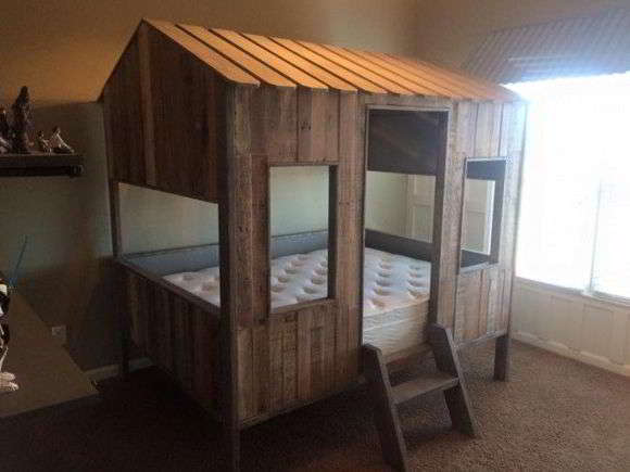 Мебель из деревянных поддонов своими руками для детей